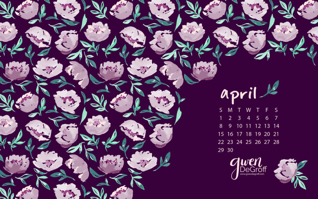Free April Calendar